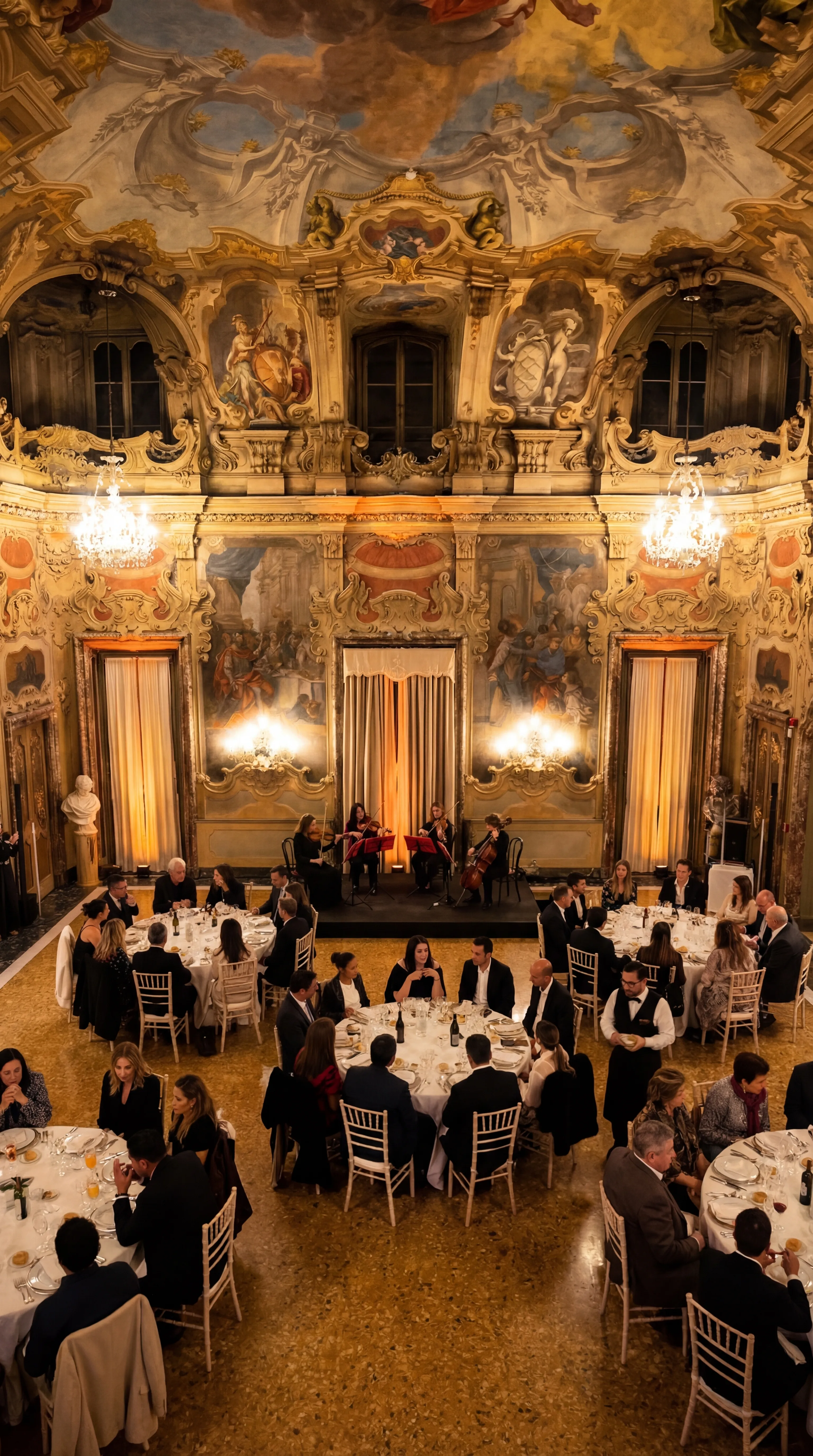 Private Gala Setup in Milan